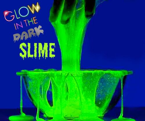 Glow-in-the-dark Slime!