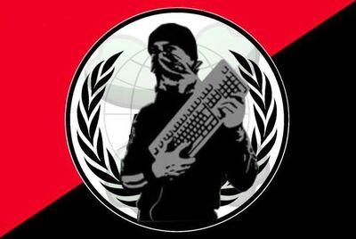 Anarcho hacker flag